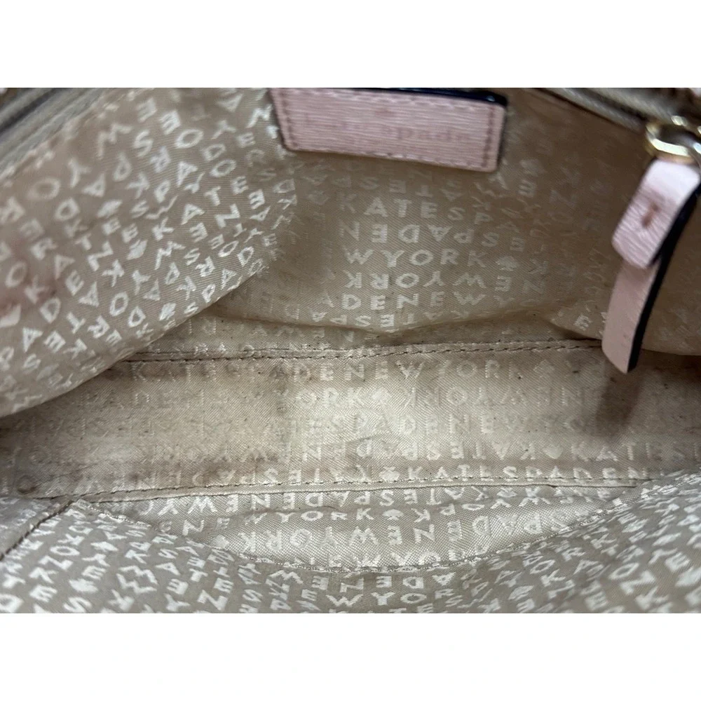 Kate Spade New York Beacon Court Angelica bow‎ crossbody bag Pink